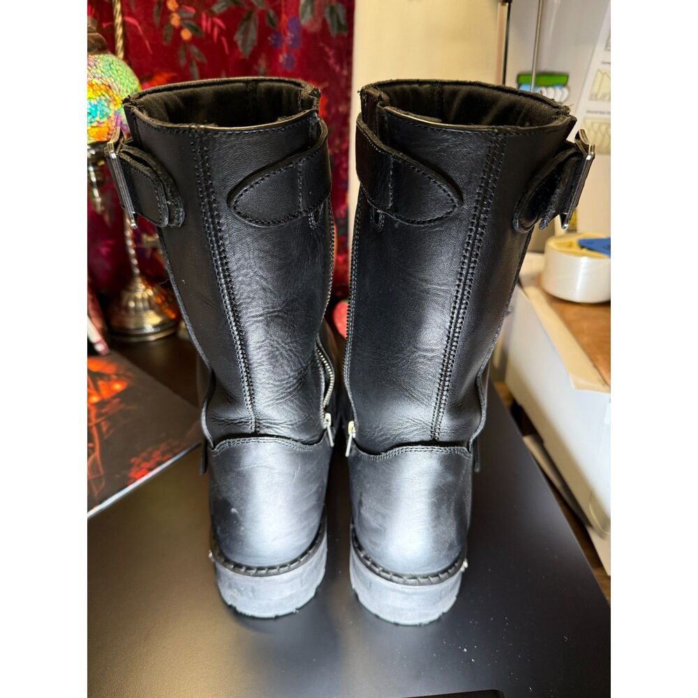 Milwaukee Leather MBM9020W 12 EEE Men's Classic Engineer Motorcycle Boot - WIDE - Picture 2 of 9